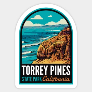 Torrey Pines State Park CA Sticker